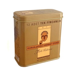 108 gr Turkish Coffee Sachets 12 cups KuruKahveci Mehmet Efendi