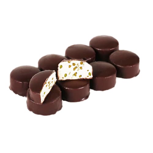 Chocolate Covered Pistachio Floss Halva