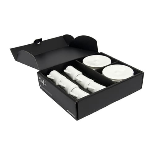 Sufi Caffe Lungo Coffee Set 6 Pieces Plain