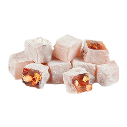 Koska Traditional Turkish Delight with Rose Flavored Metal Boxed 120 gr
