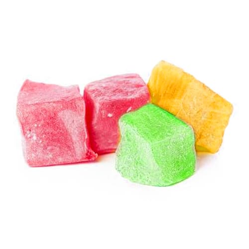 Koska Traditional Turkish Delight with Lemon, Mint and Rose Flavored (Turkish Lokum) 250 gr