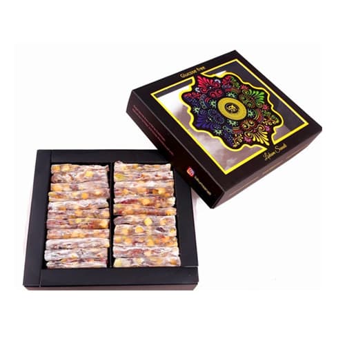 Finger Turkish Delight with Mastic and Pistachio in Small Box