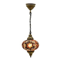 Large-Authentic-Ceiling-Pendant-Chandelier-Mosaic-Red-Lamp-Night-Light