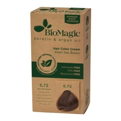 BioMagic Hair Color Dark Ashy Auburn 6.72