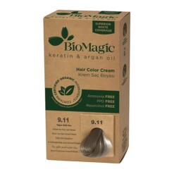 BioMagic Hair Color Intense Ashy Yellow 9.11
