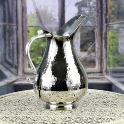 Alternative view of Forged Copper Pitcher 422