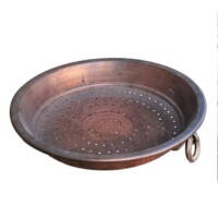 Old Antique Copper Strainer 35x8 cm 1903