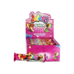 Elvan Jelaxy Cobra Gummy Candy with Fruit Flavor in Box 20 gr (0.70oz) - 24 Pieces