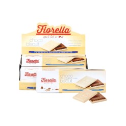 Fiorella Choco Biscuit Cocoa Biscuit with White Chocolate in Box 102 gr (3.59oz) - 6 Pieces