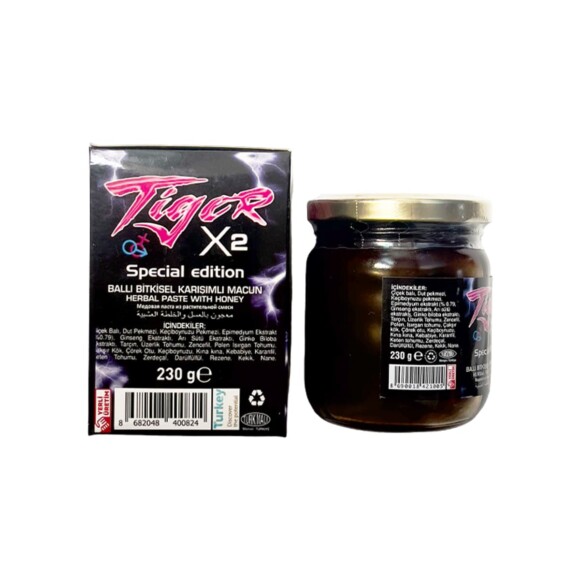 Tiger X2 Unisex Mixed Herbal Paste with Honey 230 gr (8.12oz)