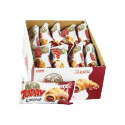 Elvan Today Croissant with Cherry Cream Filling in Box 40 gr (1.41oz) – 20 Pieces