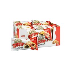 Elvan Today Croissant with Cocoa Hazelnut Cream Filling in Box 40 gr (1.41oz) – 20 Pieces