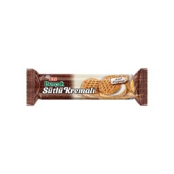 Eti Burcak Sandwich Biscuits with Milky Cream 100 gr ( 3.53oz)