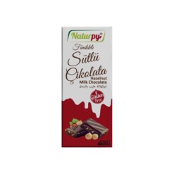 Naturpy Gluten Free Milk Chocolate with Hazelnut 100 gr (3.52oz)
