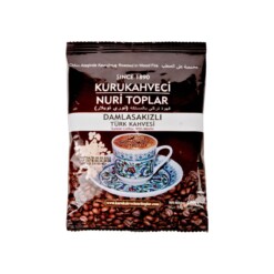 Turkish Coffee with Gum Mastic Kuru Kahveci Nuri Toplar 100 gr (3.53oz)
