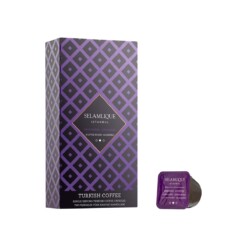 Chocolate Flavored and Sugar Free Single Serving Turkish Coffee Capsules Selamlique 7 gr (0.24oz) – 10 Pieces