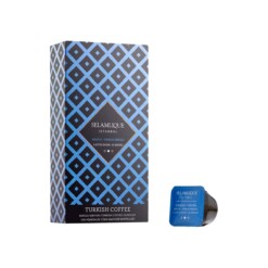 Gum Mastic Flavored and Medium Sugar Single Serving Turkish Coffee Capsules Selamlique 7 gr (0.24oz) – 10 Pieces
