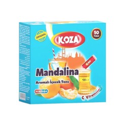 Single Serving Mandarin Flavored Powdered Drink Koza 1.5 gr (0.05oz) x50