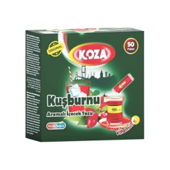 Single Serving Rosehip Flavored Powdered Drink Koza 1.5 gr (0.05oz) x50