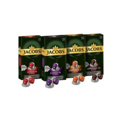 Jacobs Starter Pack 4 Varieties 10 Capsule Coffee