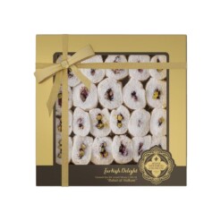 Sultan Turkish Delight Roll with Pistachio in Box Safranbolu Lokumcusu 500 gr (17.64oz)