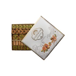 Assorted Baklava with Honey in Box Zaitoune