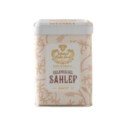 Instant Sahlep Powder in Metal Box Sekerci Cafer Erol 150 gr (5.29oz)