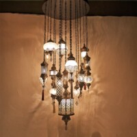 Handmade 20 Lamps Exclusive Pendant Chandelier